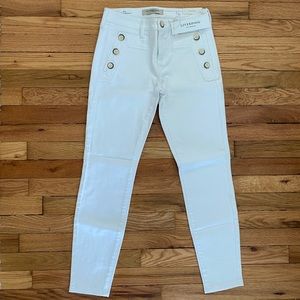 Liverpool White Ankle Skinny Denim